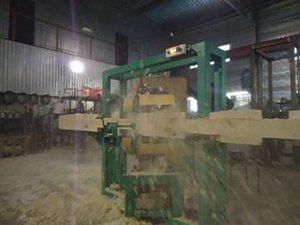 Чашкорезный станок 2х сторонний МЧС 2Б Поворотный, В работе
