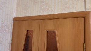 Замена стекла в двухстворчатой двери ДО/ПОСЛЕ