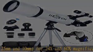 Telescope 80mm Aperture 600mm - Astronomical Portable Refracting Telescope Fully Multi-coated High