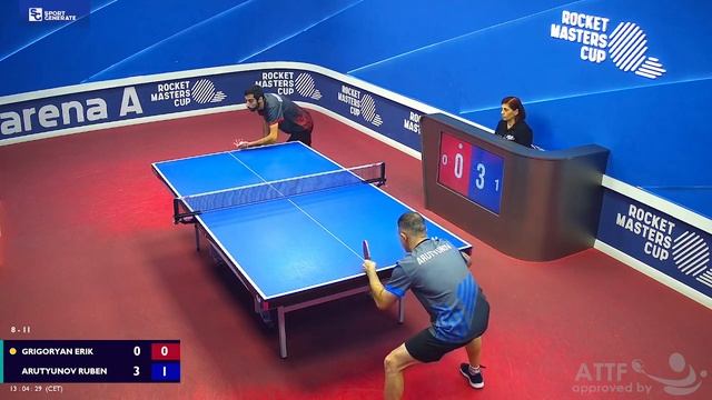 Table Tennis | E.Grigoryan - R.Arutyunov | 21.11.2023 13:00 (CET) | RMC 15306696 смотреть онлайн