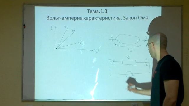 Тема 1.3.1. Вольт-амперна характеристика. Закон Ома. смотреть онлайн