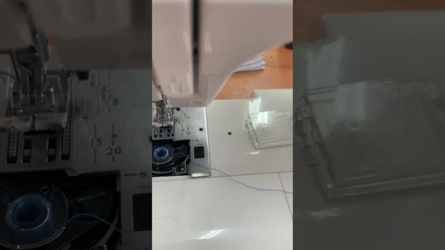 заправка нити машинка- Janome 7518A