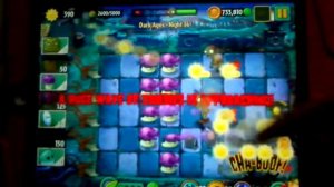 Plants vs Zombies 2 Dark Ages Night 14 Produce 5000 Suns ( Level Updated )