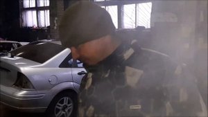 Взрыв подушки безопасности | Как стреляет подушка безопасности | Дело было в гараже