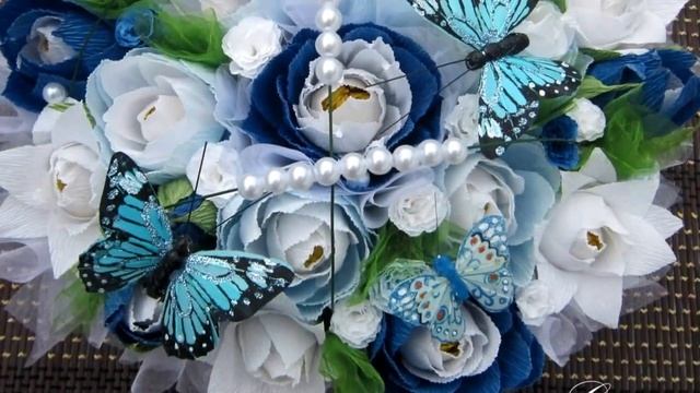 Цветочные композиции.Творческая мастерская "Topiari".  Букеты из конфет смотреть онлайн