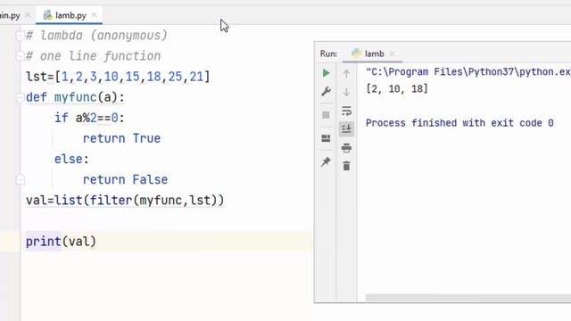 Map Function with Lambda in Python | What is Lambda in Python | Python for beginners - 99