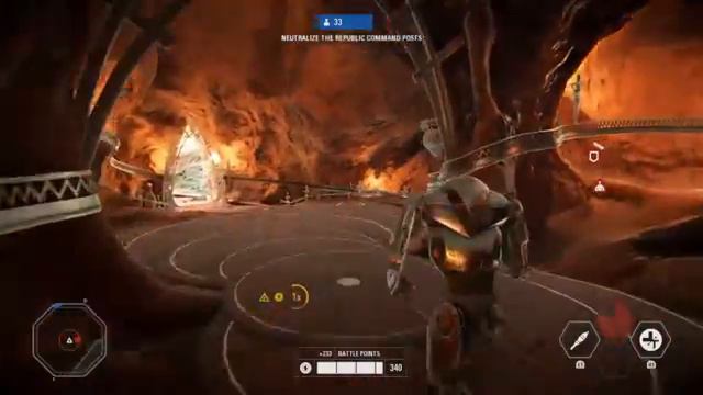 STAR WARS™ Battlefront™ II, Strike solo defense (B2 Super Battle Droid) смотреть онлайн