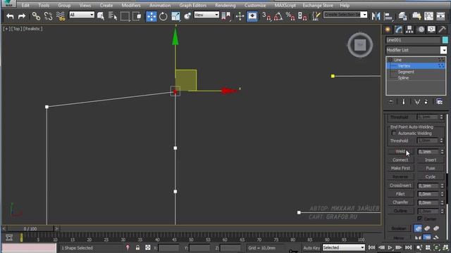 3d max модификатор Edit Spline смотреть онлайн