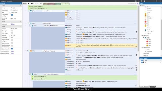 Construct 3 Tween in 9 Minutes + Project File