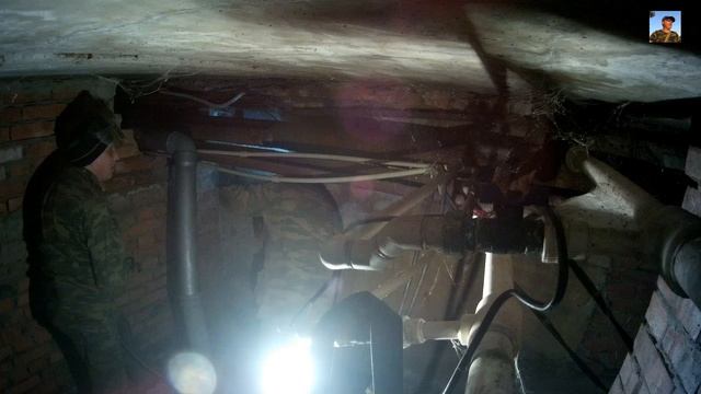 Газосварка ЖКХ. Меняем 125ю трубу на 89ю. ХВС Gas welding of housing and communal services (2 часть смотреть онлайн