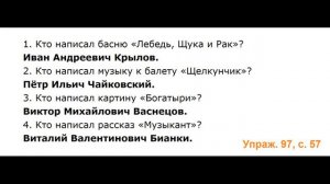 ГДЗ 2 класс Русский язык Учебник 2 часть Упражнение. 97