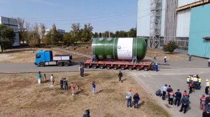 Отгрузка первого корпуса реактора для АЭС Аккую из Атоммаша