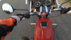 ЯВА максималочка jawa 638 максимальная скорость замер по GPS