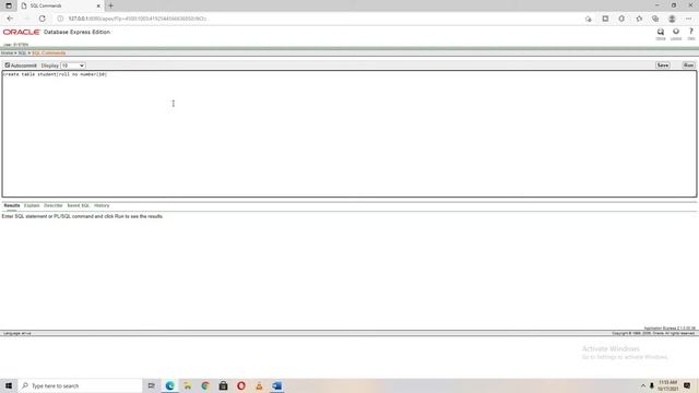 SQL with Oracle 10g XE #1 Creating Student Table смотреть онлайн