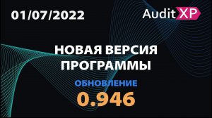 AuditXP Professional версия 0.946 (Обновленный МСА 315)