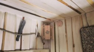 Обзор бани из липы. Печь Гефест ГРОМ 30 из СЕРПЕНТИНИТА.