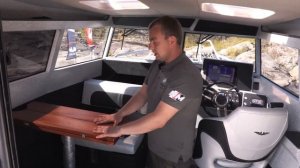 Обзор лодки VOYAGER 700 CABIN с мотором MERCURY 200