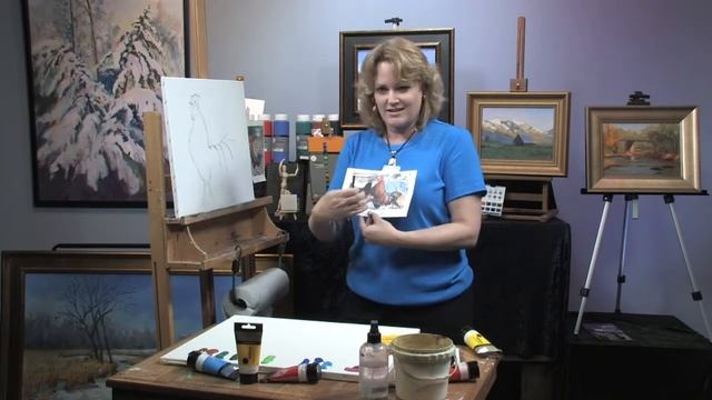 Daler-Rowney - Simply Acrylics 4 - How to Sketch an Outline - Spanish смотреть онлайн