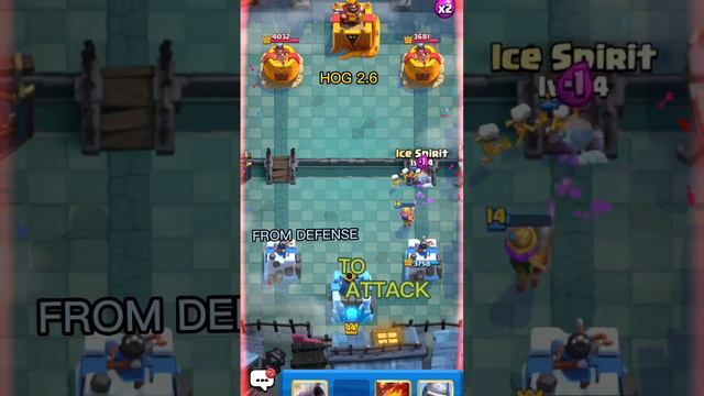 Hog cycle 2.6 Clash royale #bestdeck #clashroyale #gaming #deck #cycle #xbow #fyp #oyassuu