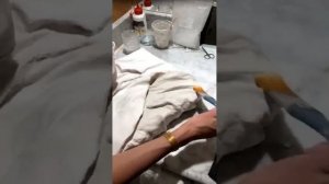 Объемная картина из ткани и гипса  - прямой эфир часть 2 (+ скидка 10% на материалы)