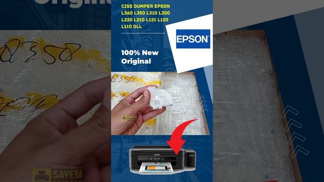 Ciss Epson L360 L310 L220 L120 L121 Printer Sayem