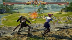 Юно Гасай (дневник будущего) vs Сая (Blood-C) SOUL CALIBUR 6