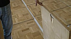 Сборка спортивного паркета Boen сборно разборного