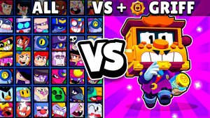GRIFF VS ALL BRAWLERS WITH SUPER POWER