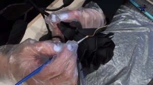 Патинирование металла на примере кованой розы