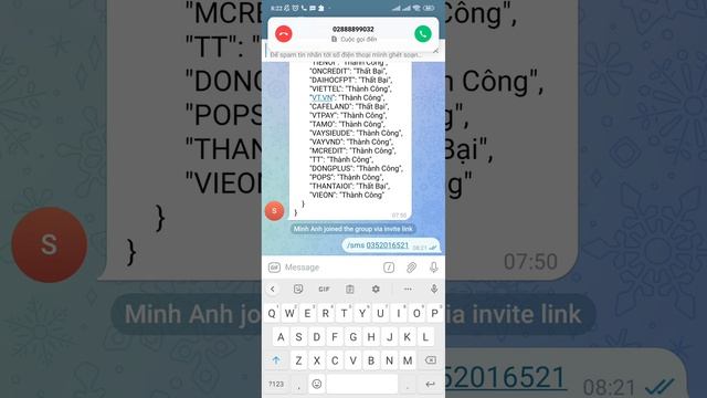 [SHARE] - Tool spam sms - call miễn phí cho anh em - BOT TELEGRAM SPAM SMS + CALL смотреть онлайн