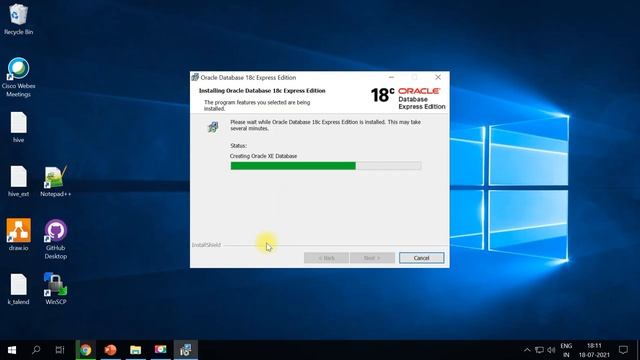 Install Oracle 18c Express Edition On Windows 10 | How To Install Oracle Database Express Edition смотреть онлайн