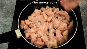 Макароны с мясом на сковороде