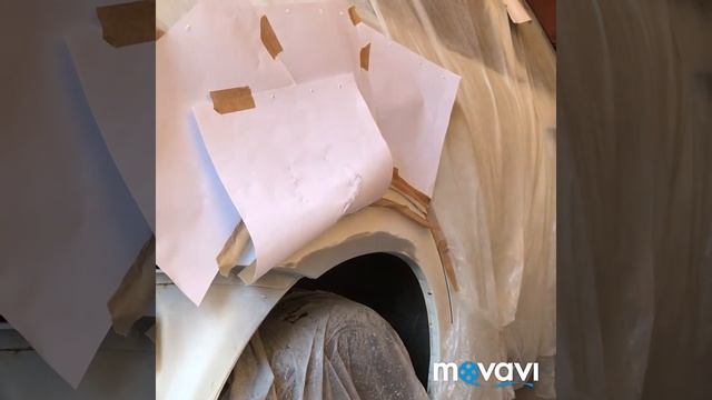 Покраска арки крыла с переходом по лаку