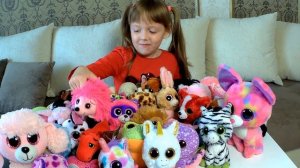Глазастики много мягких игрушек Ty, мягкие игрушки Ty глазастики BEANIE BOOS toys часть 2