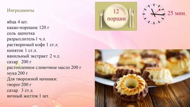 Мраморные кексы к чаю смотреть онлайн