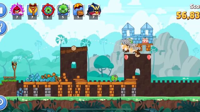 Angry Birds Friends - Gameplay Walkthrough Level 1 - 10 PIGGY TOWER - Best Games смотреть онлайн