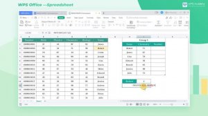 [WPS Academy] 2.1.1 Excel:INDEX MATCH function