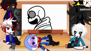 badsanse react to dust sans vs ulb sans