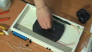 Модуль 2.Строительство сети связи.Разварка оптического кросса.