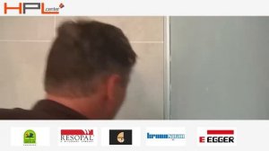 Жесткие обои, стеновые панели HPL для ванной комнаты на клей