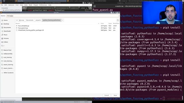 Finding Bugs in Python code using Fuzzing (pythonfuzz AFL fuzzer) - Python Security #1 смотреть онлайн