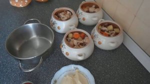 ПРОСТОЕ ПОСТНОЕ БЛЮДО В ГОРШОЧКАХ