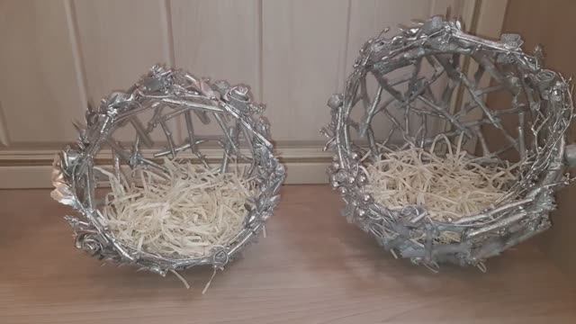 Гнездо из веток своими руками