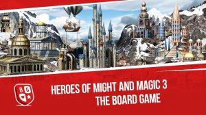 Предварительный обзор компонентов настольной игры Heroes of Might & Magic 3 The board game