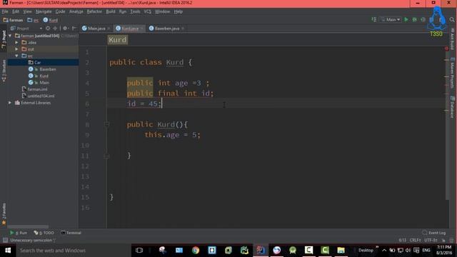 Java Object Oriented Programming 66 - final keyword with variables in Java смотреть онлайн