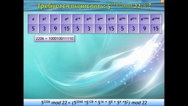 Быстрое возведение в степень