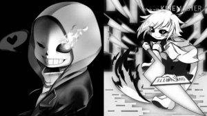 Stronger than you (dusttale sans) VS (cross chara)