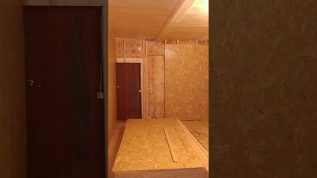 отделка стен OSB#строительстводома #строительство #строительстводомов #отделочныеработы