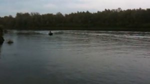 Лодка романтика под мотором Johnson 5 сил, 4-такта