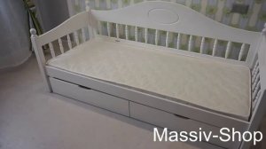 Детская кровать из массива дерева на заказ.avi